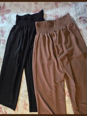 Women's Palazzo Pants  Set of Two